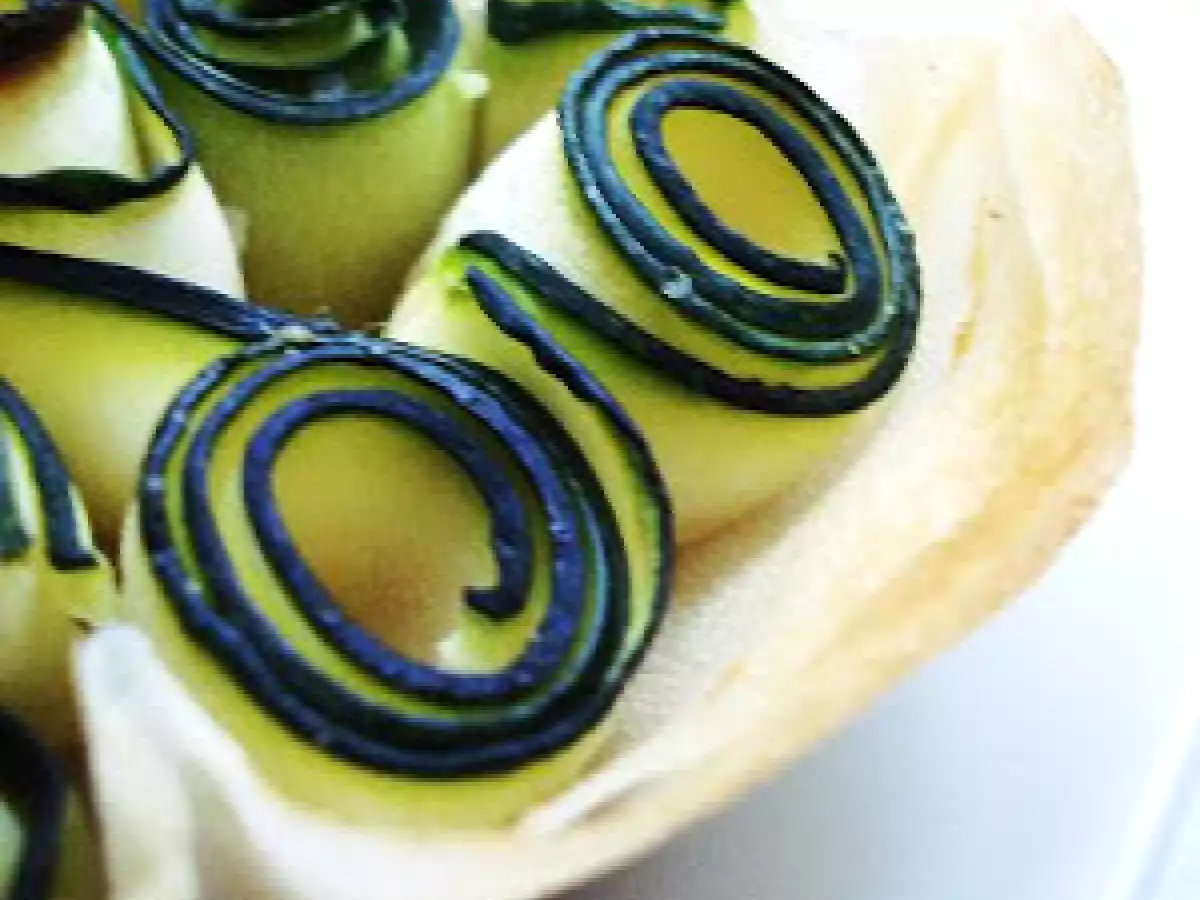 Tarte aux courgettes façon Bouton de Rose, Eclair carotte, fenouil, gingembre - photo 3