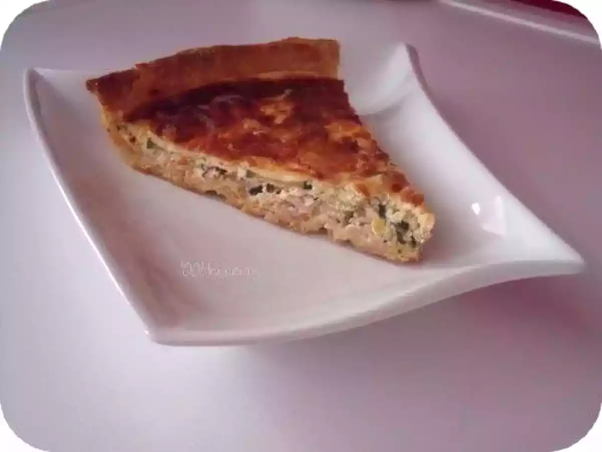 Tarte aux courgettes/vache qui rit et blanc de dinde fumé - photo 2