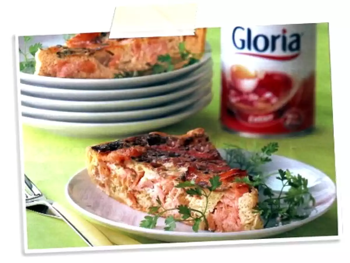 Tarte aux deux Saumons et Endives