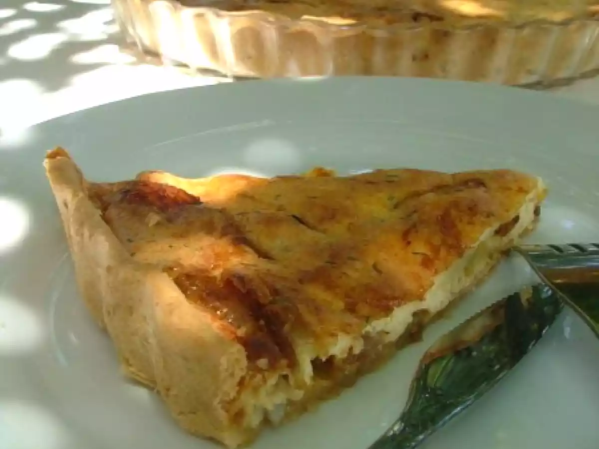 Tarte aux échalotes & parmesan - photo 2