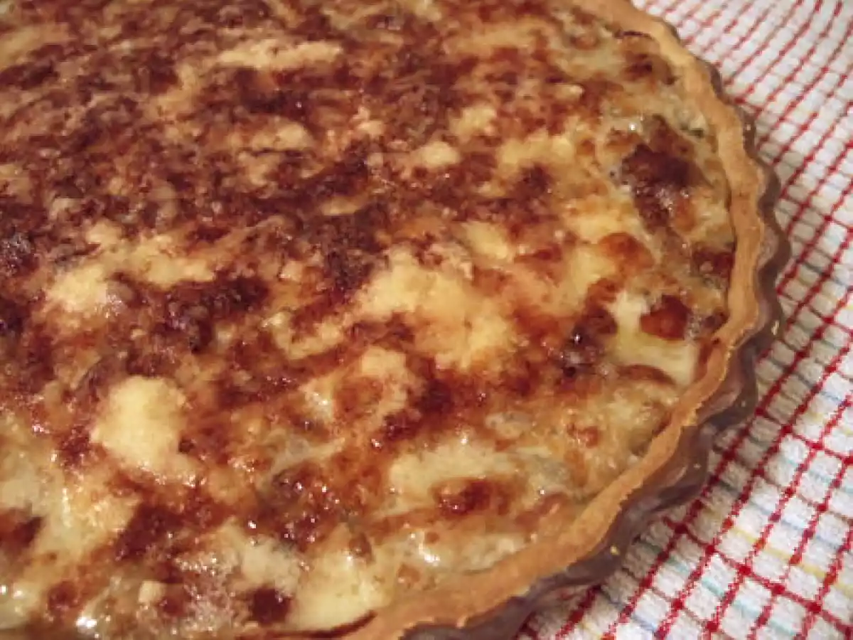 Tarte aux endives et fourme d'ambert