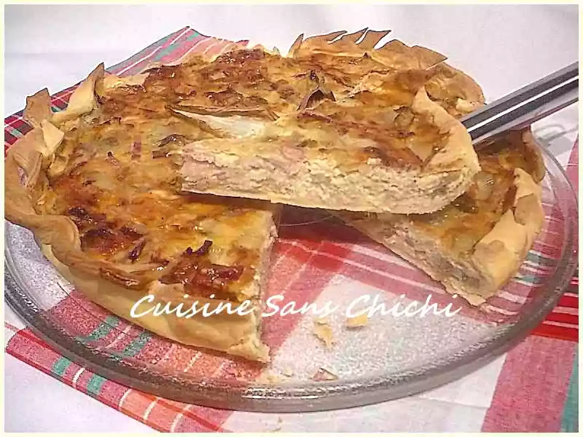 Tarte aux endives et jambon