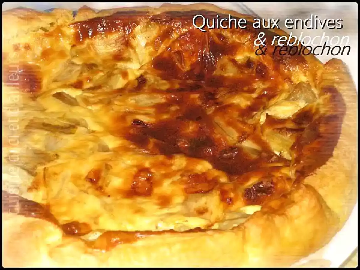 Tarte aux endives & reblochon
