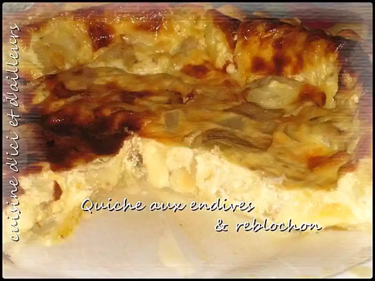 Tarte aux endives & reblochon - photo 2
