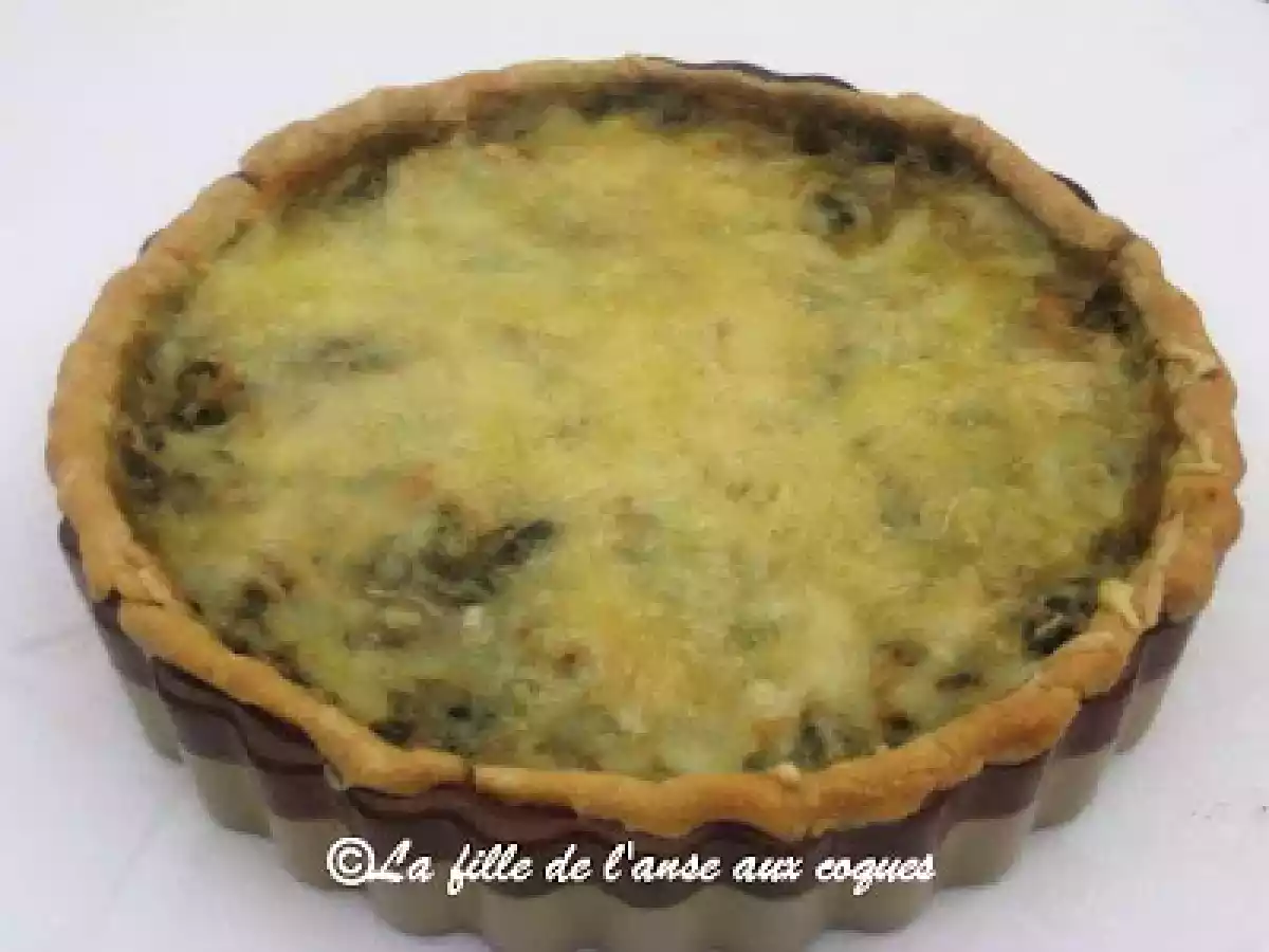 TARTE AUX ESCARGOTS ET PESTO