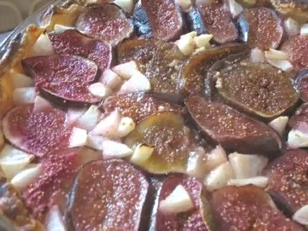 Tarte aux figues et au sirop de romarin / Tarta z figami i syropem rozmarynowym - photo 2