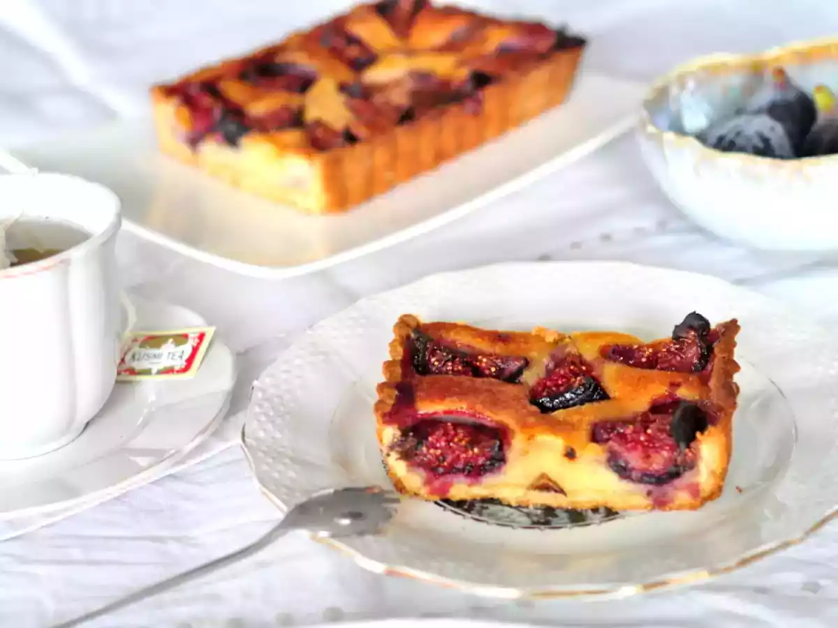 Tarte aux figues façon amandine