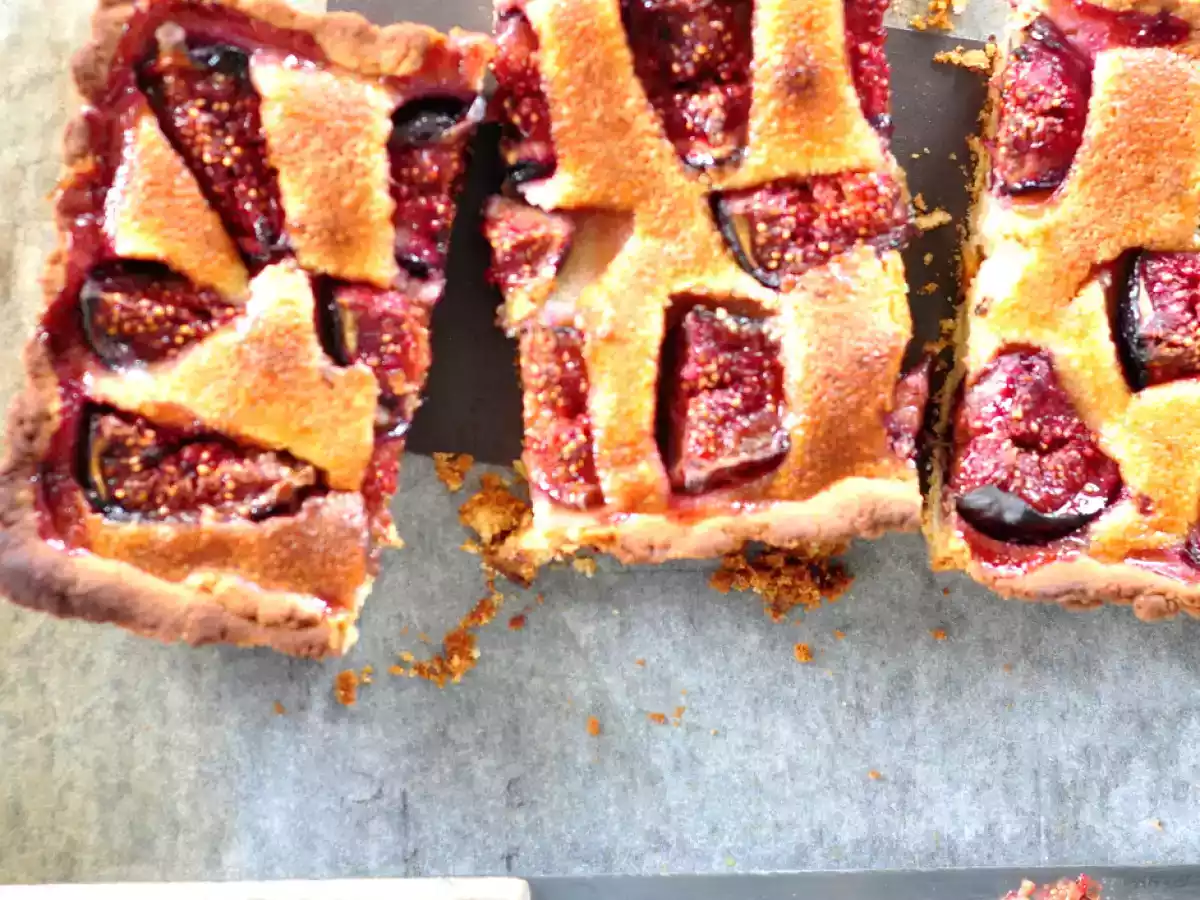 Tarte aux figues façon amandine - photo 2