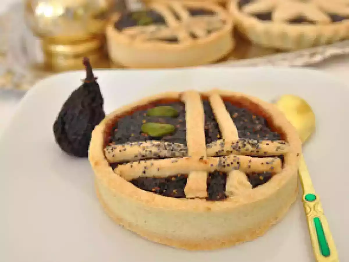 Tarte aux figues sèches et framboises façon linzer - photo 2