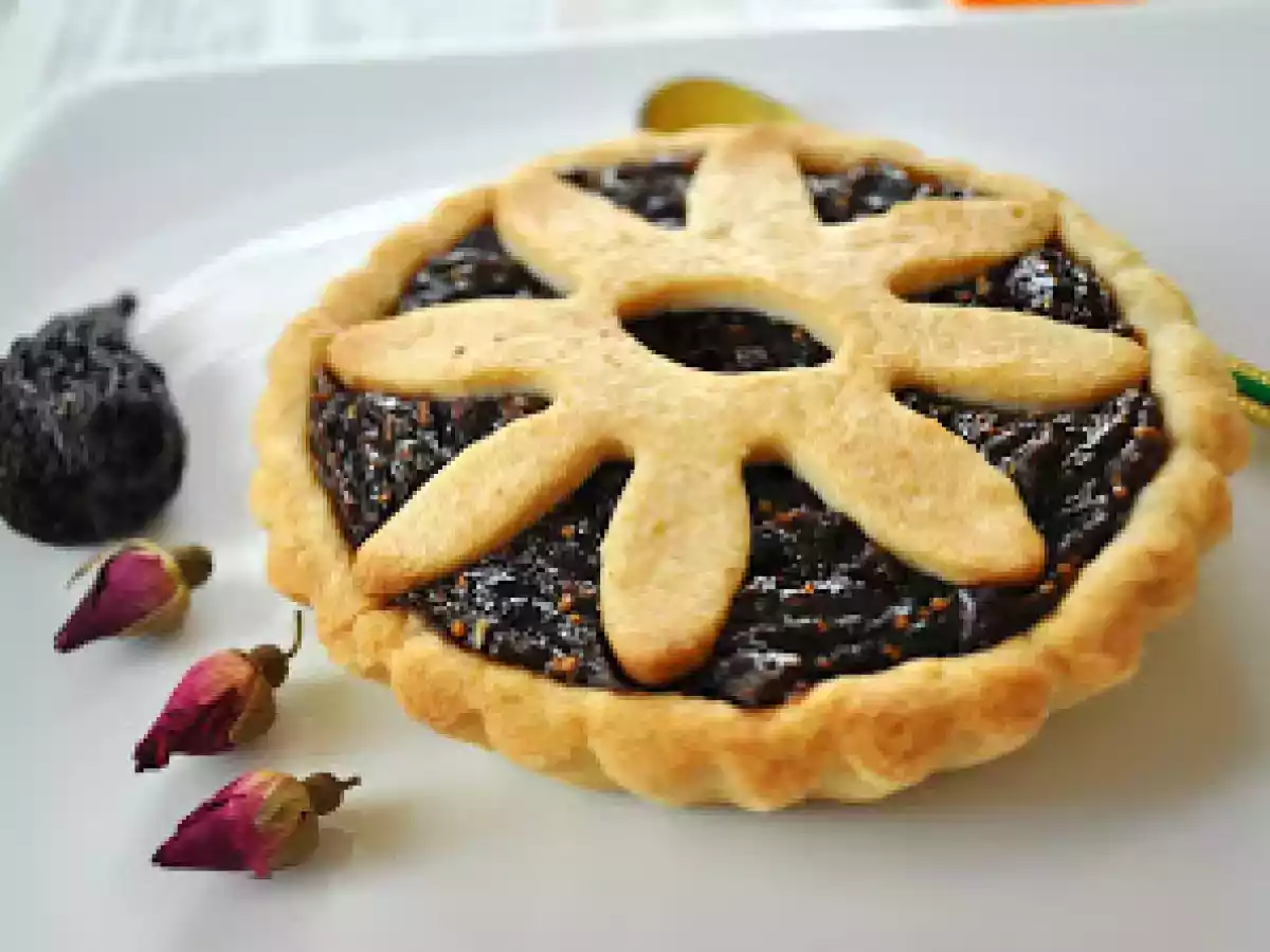 Tarte aux figues sèches et framboises façon linzer - photo 3