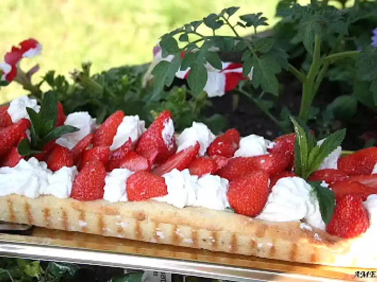 TARTE AUX FRAISES A LA MOUSSE MASCARPONE - photo 2