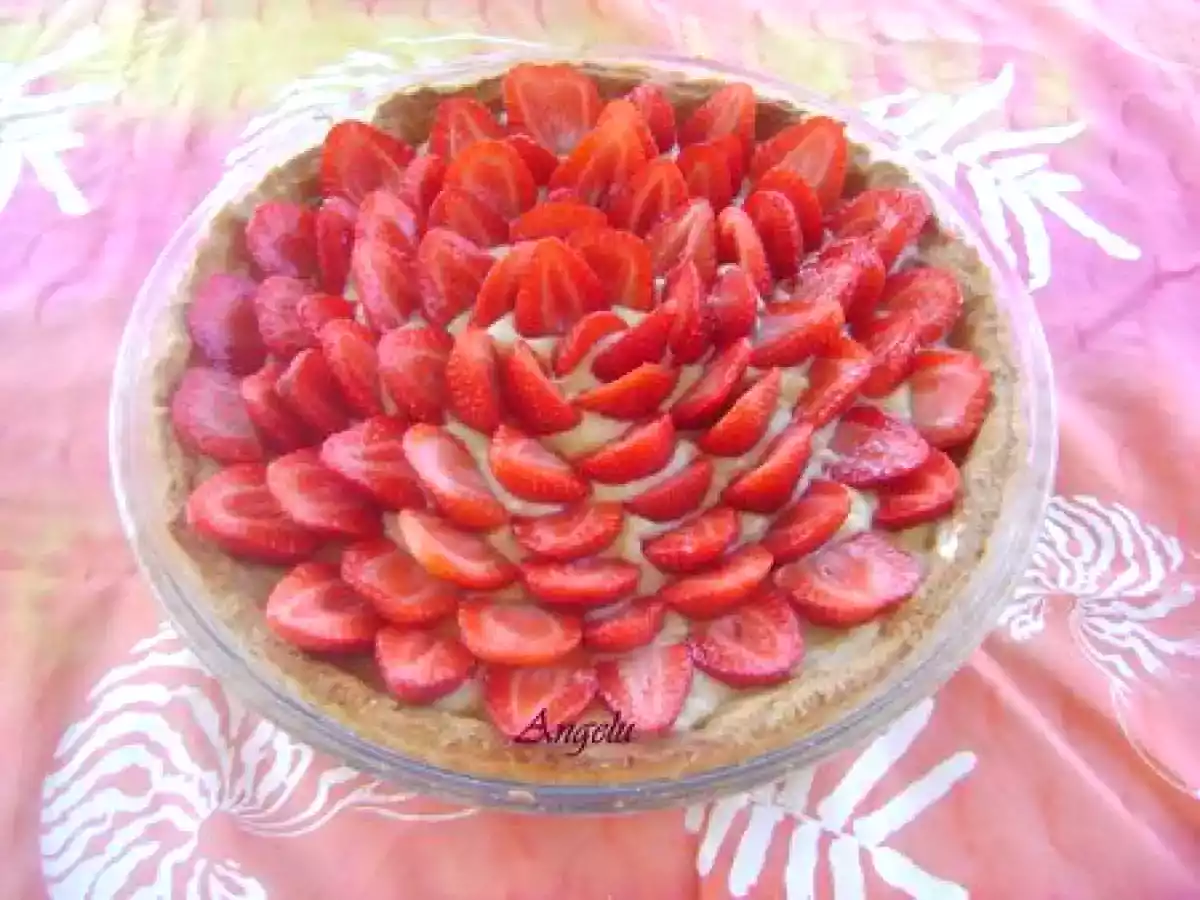 Tarte aux fraises et crème pâtissière - photo 3