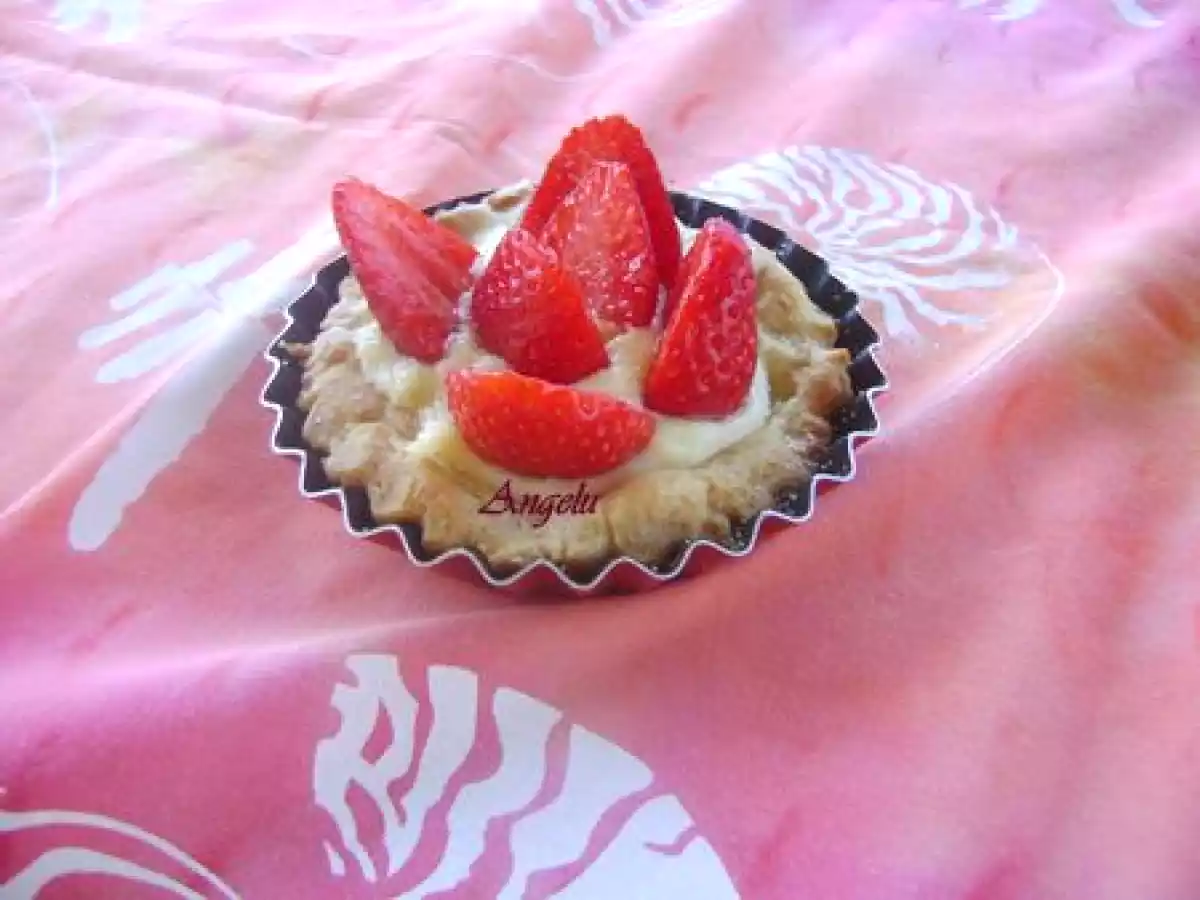 Tarte aux fraises et crème pâtissière - photo 4