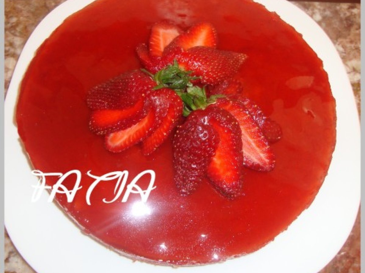 Tarte Aux Fraises Et Sa Gelee Miroir Recette Ptitchef