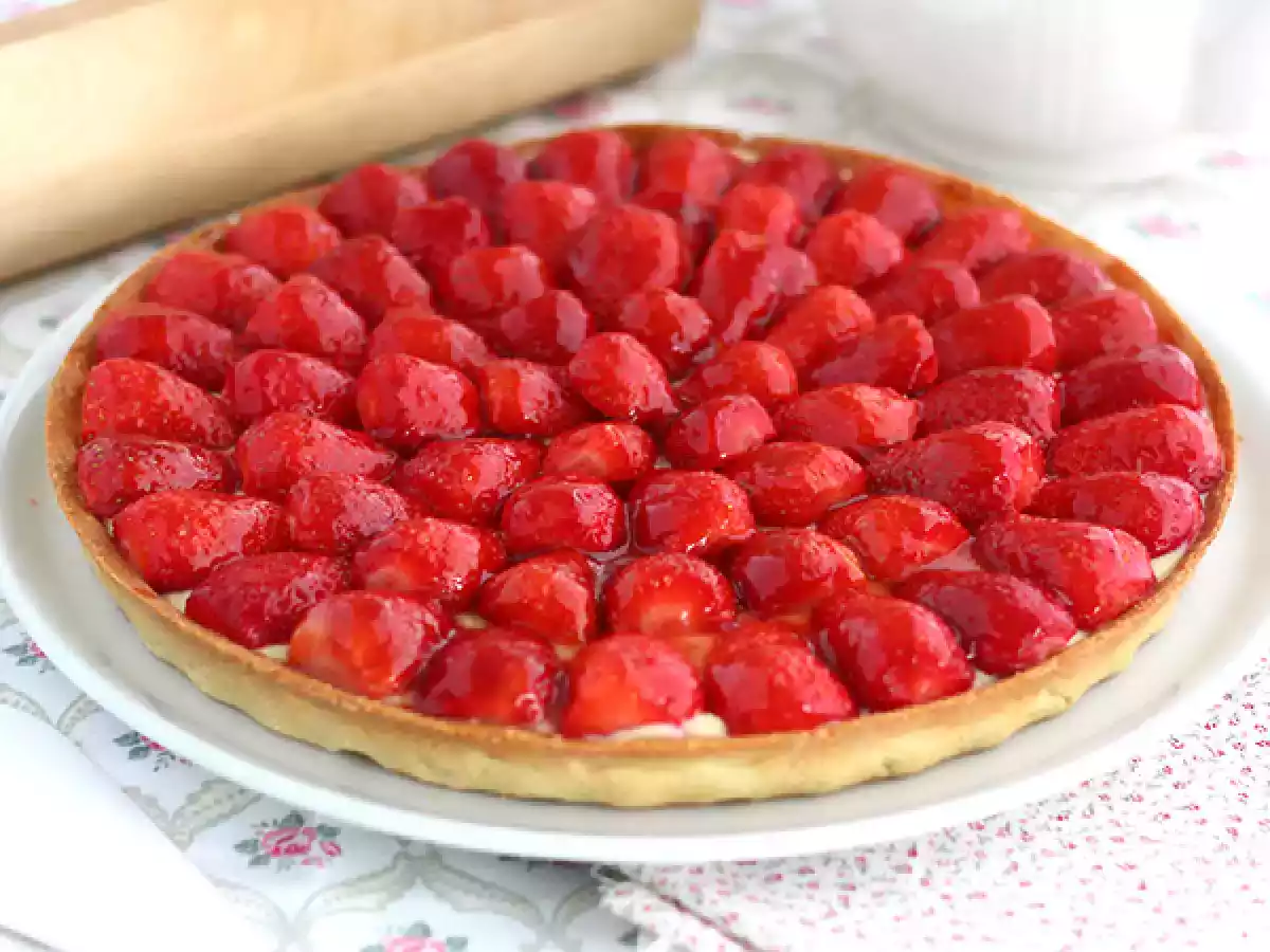 Tarte aux fraises facile