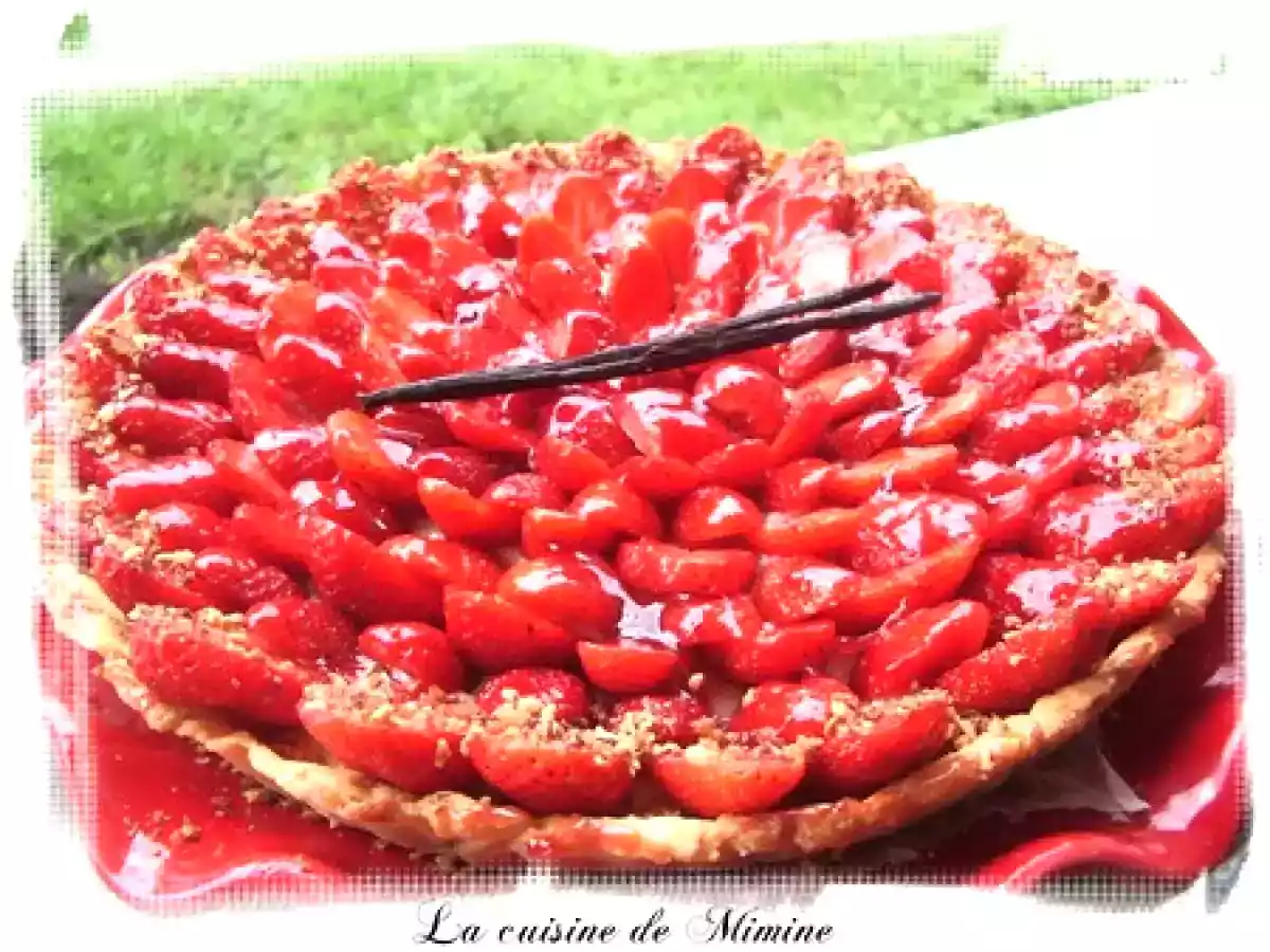 Tarte aux fraises sur sablé breton - photo 3