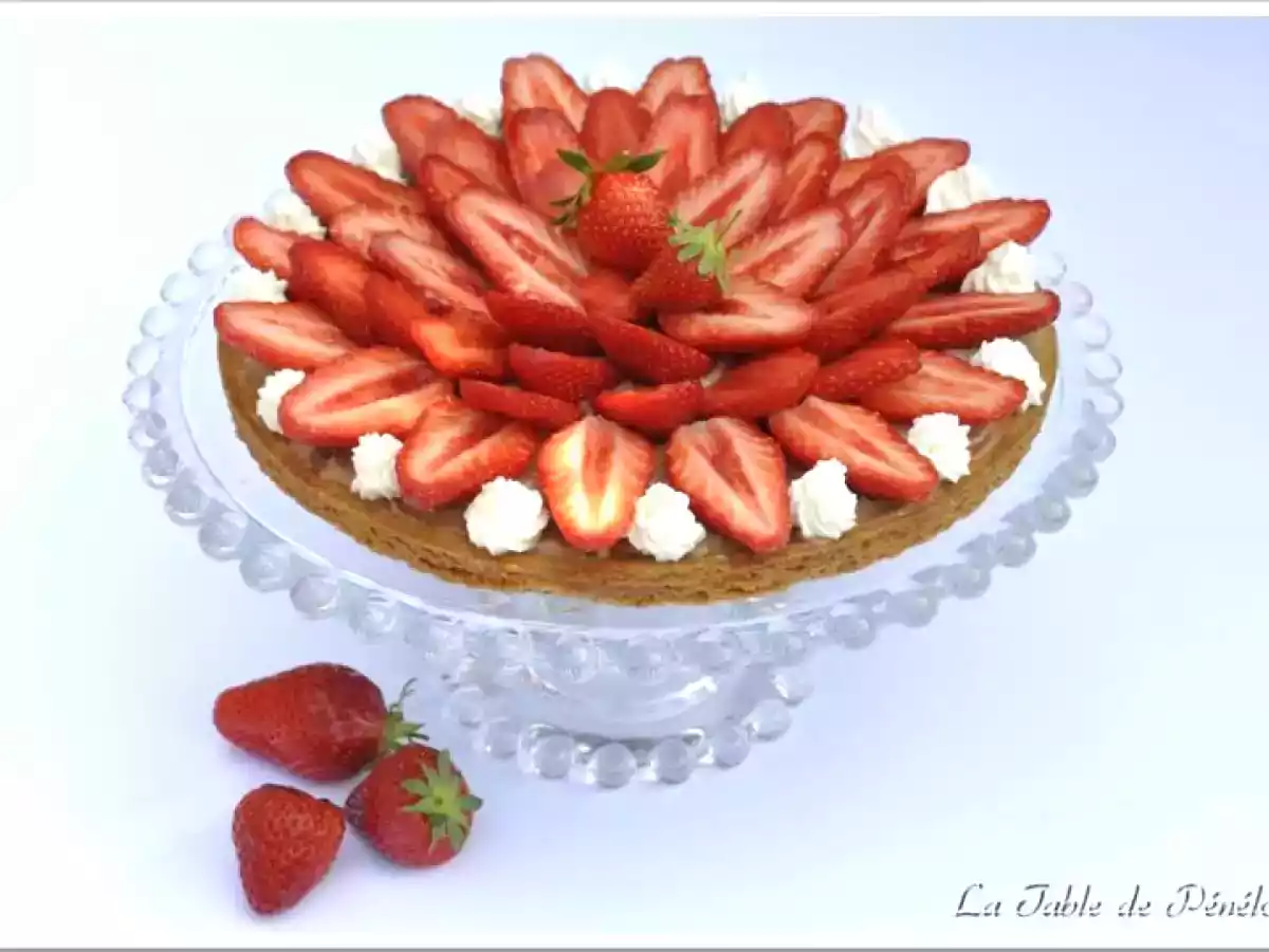 Tarte aux Fraises sur Sablé Breton au Beurre Salé - photo 2
