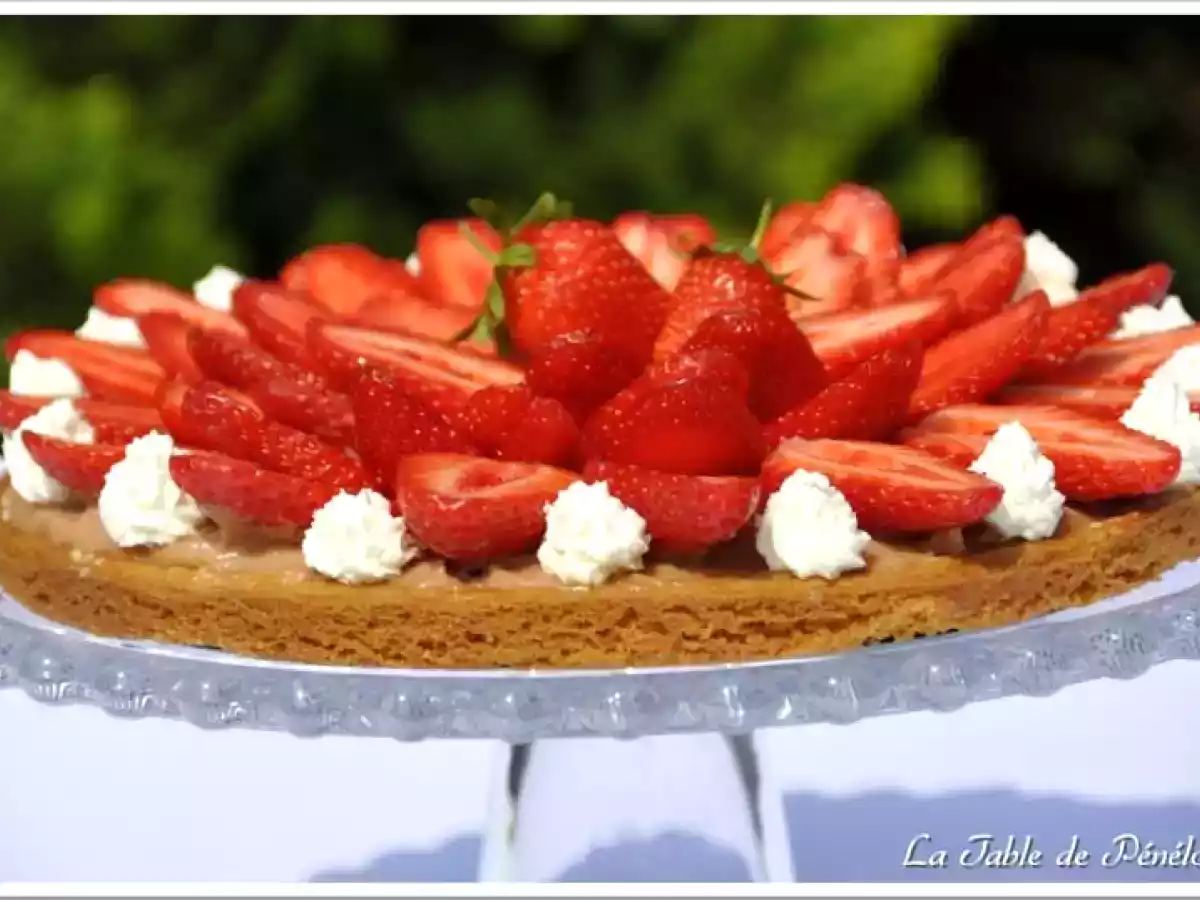 Tarte aux Fraises sur Sablé Breton au Beurre Salé - photo 3
