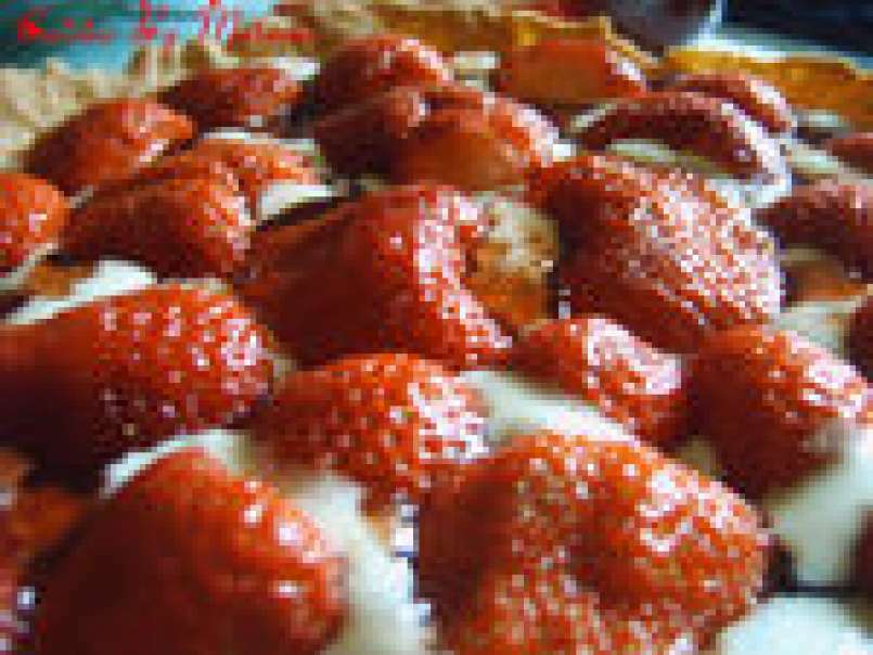 Tarte aux fraises version montage grâce au Larousse des desserts, photo 2