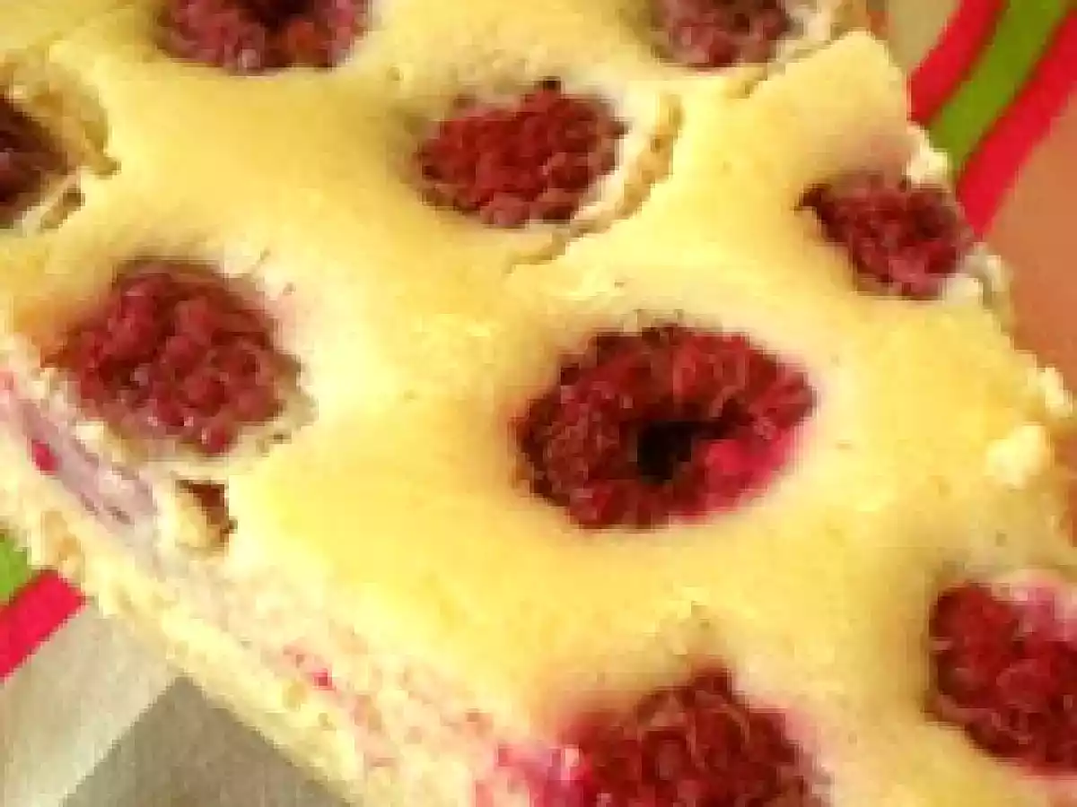 TARTE aux FRAMBOISES et CHOCOLAT BLANC