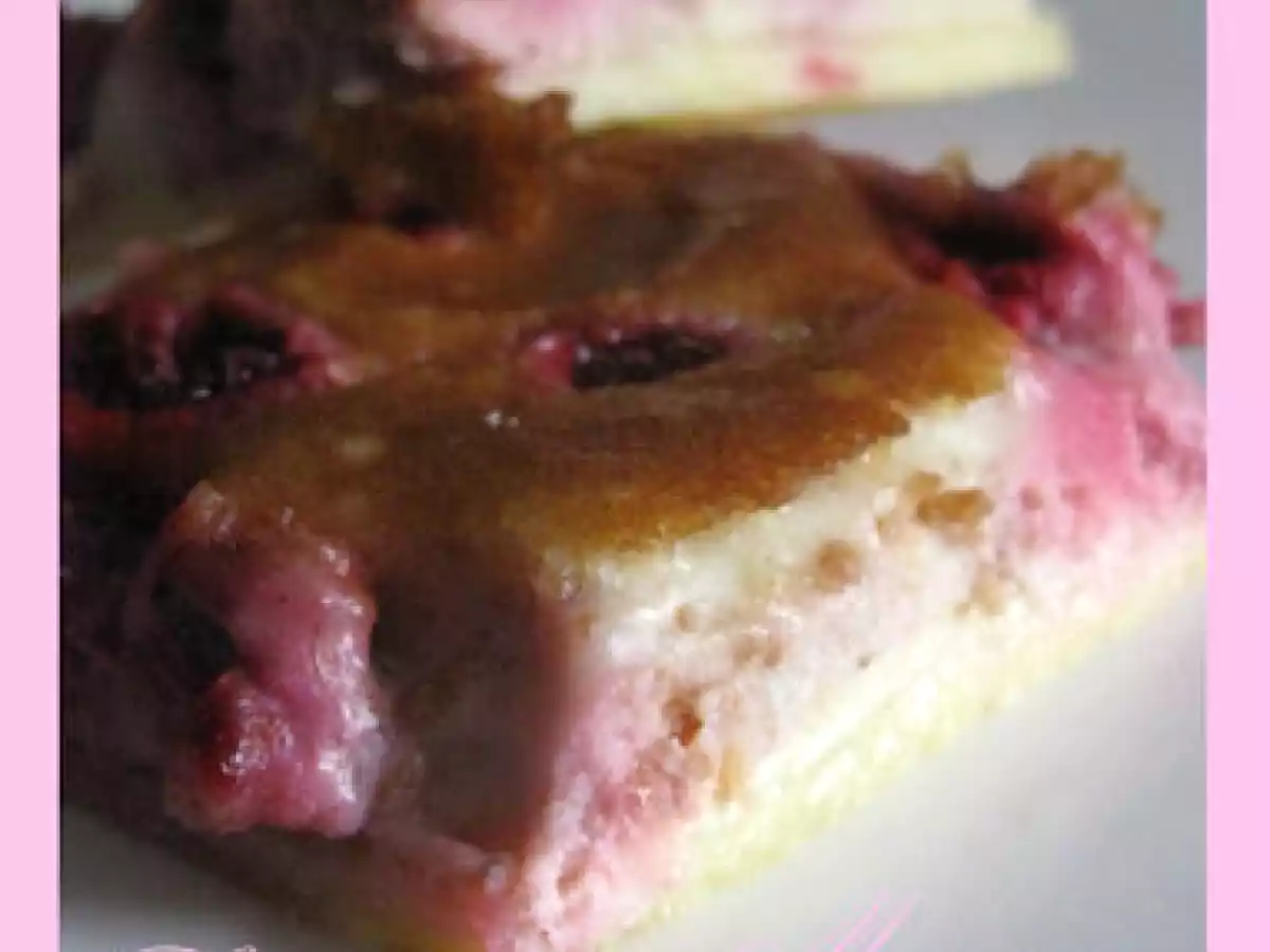 Tarte aux framboises et mascarpone