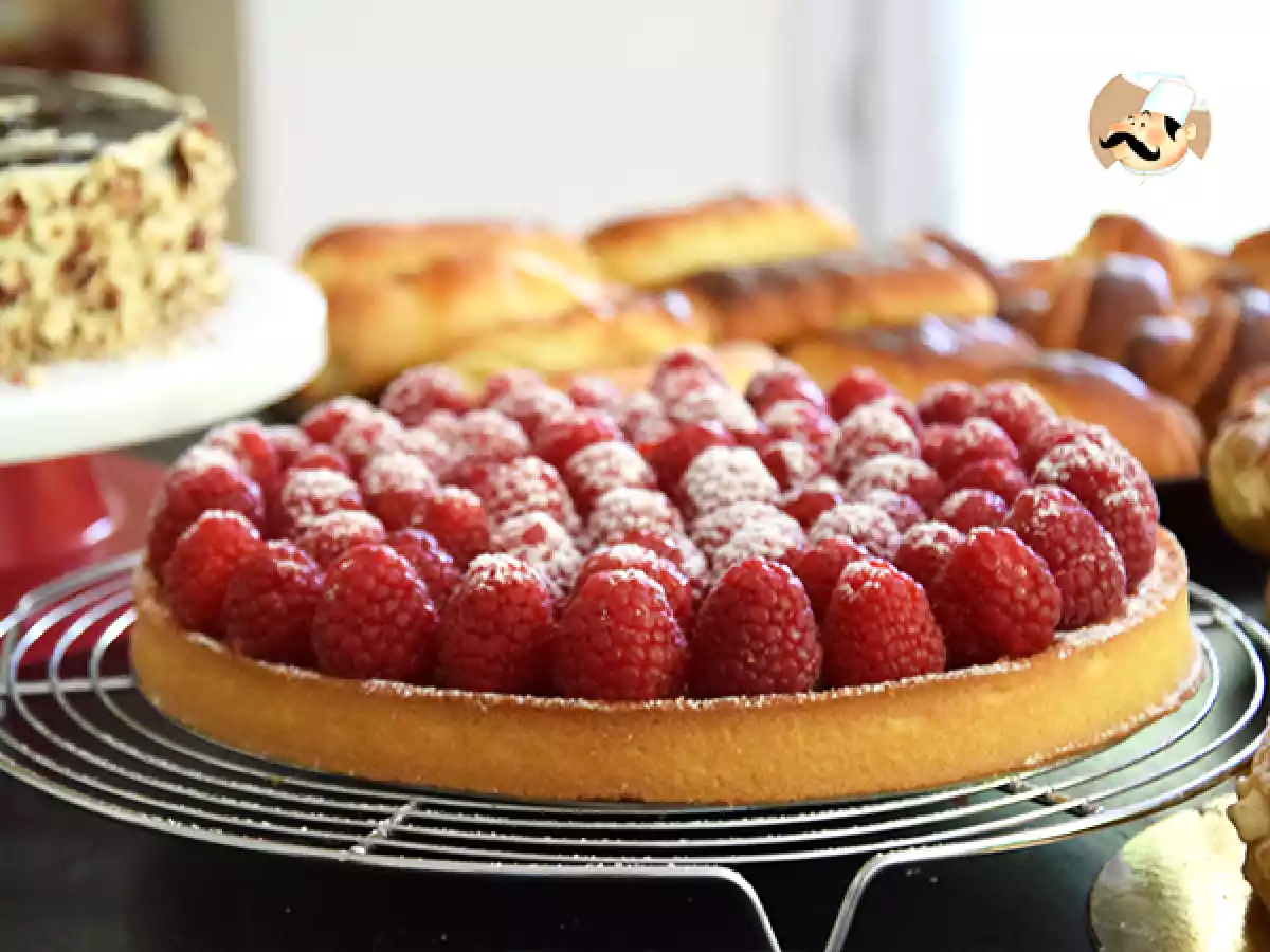 Tarte aux framboises (simple et rapide) - photo 2