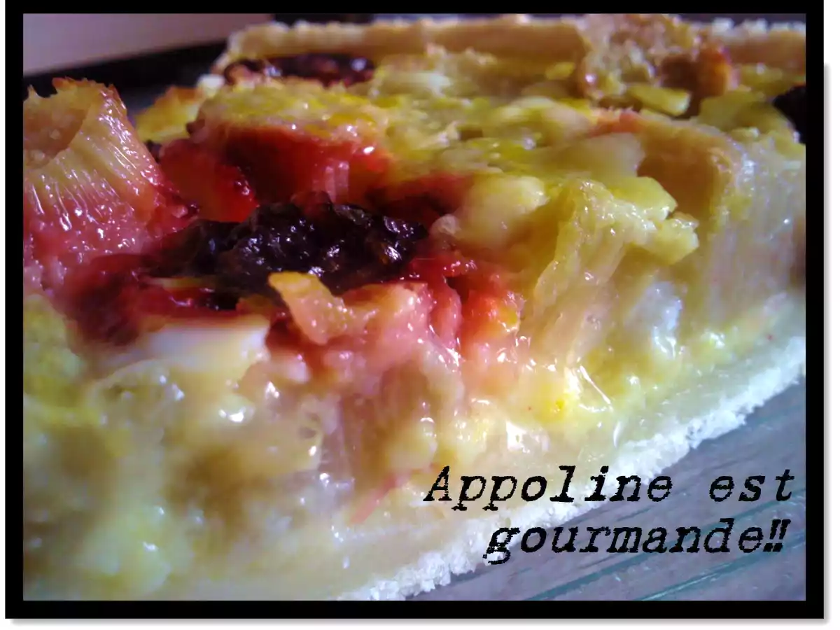 Tarte aux fruits de saison : rhubarbe et mûres... - photo 2