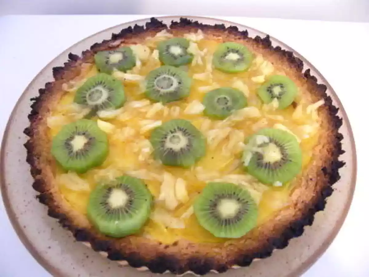 Tarte aux fruits : mangue, kiwi, ananas - photo 3