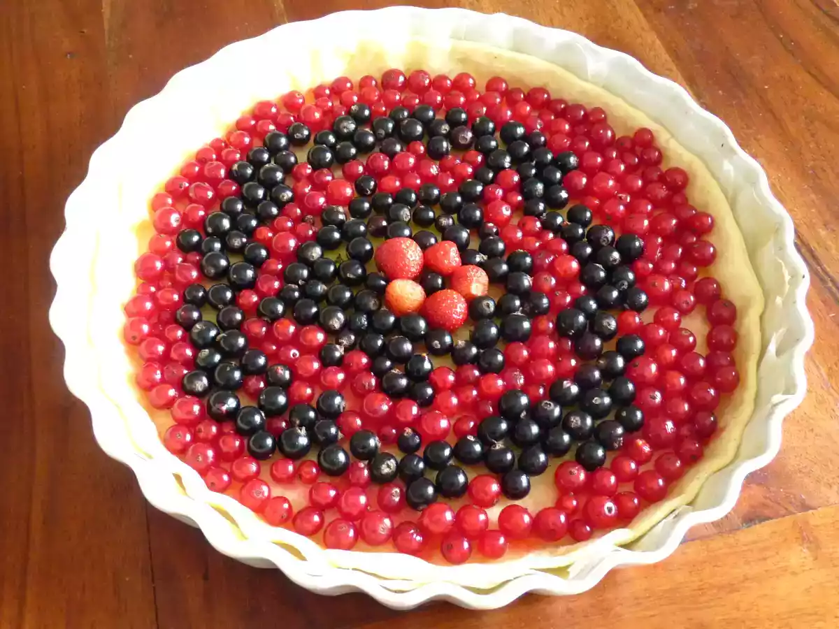 Tarte aux fruits rouges