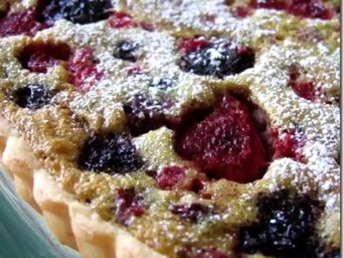 Tarte aux fruits rouges et pistaches de Christophe Felder
