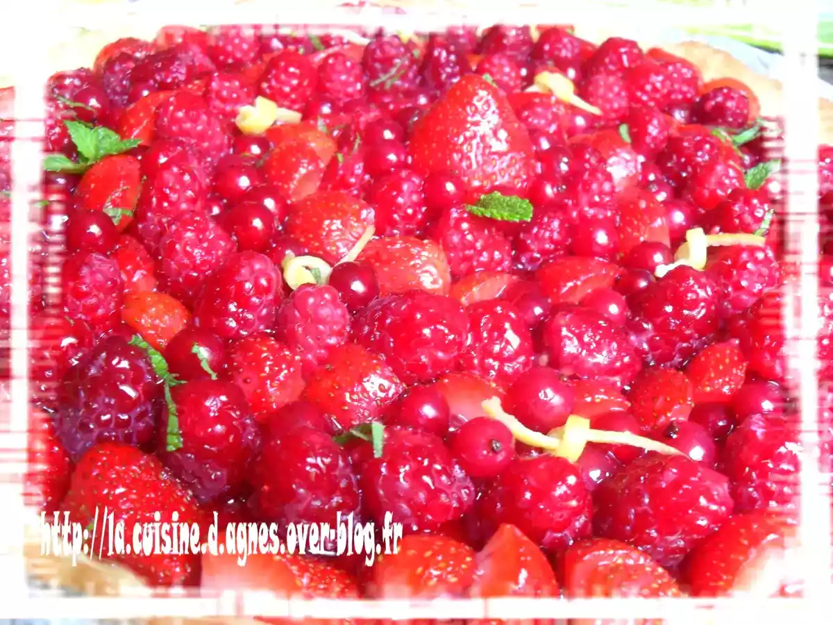Tarte aux fruits rouges facile