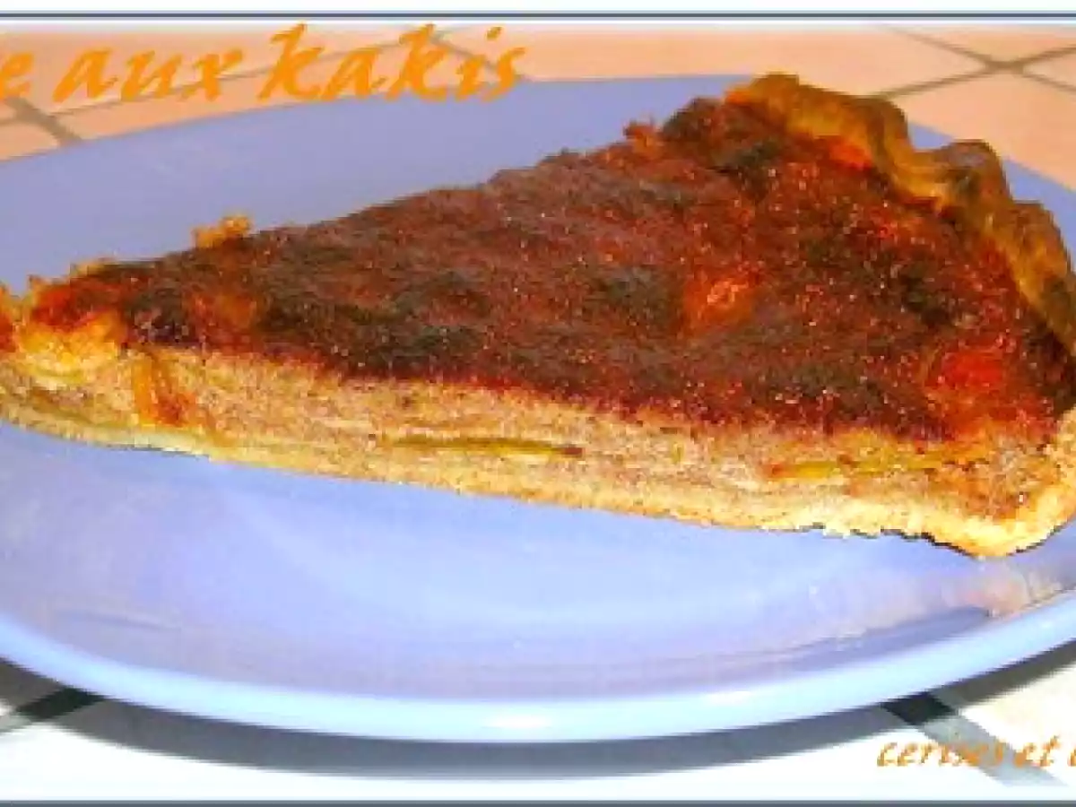 TARTE AUX KAKIS