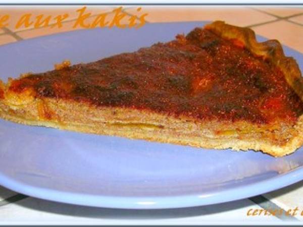 TARTE AUX KAKIS