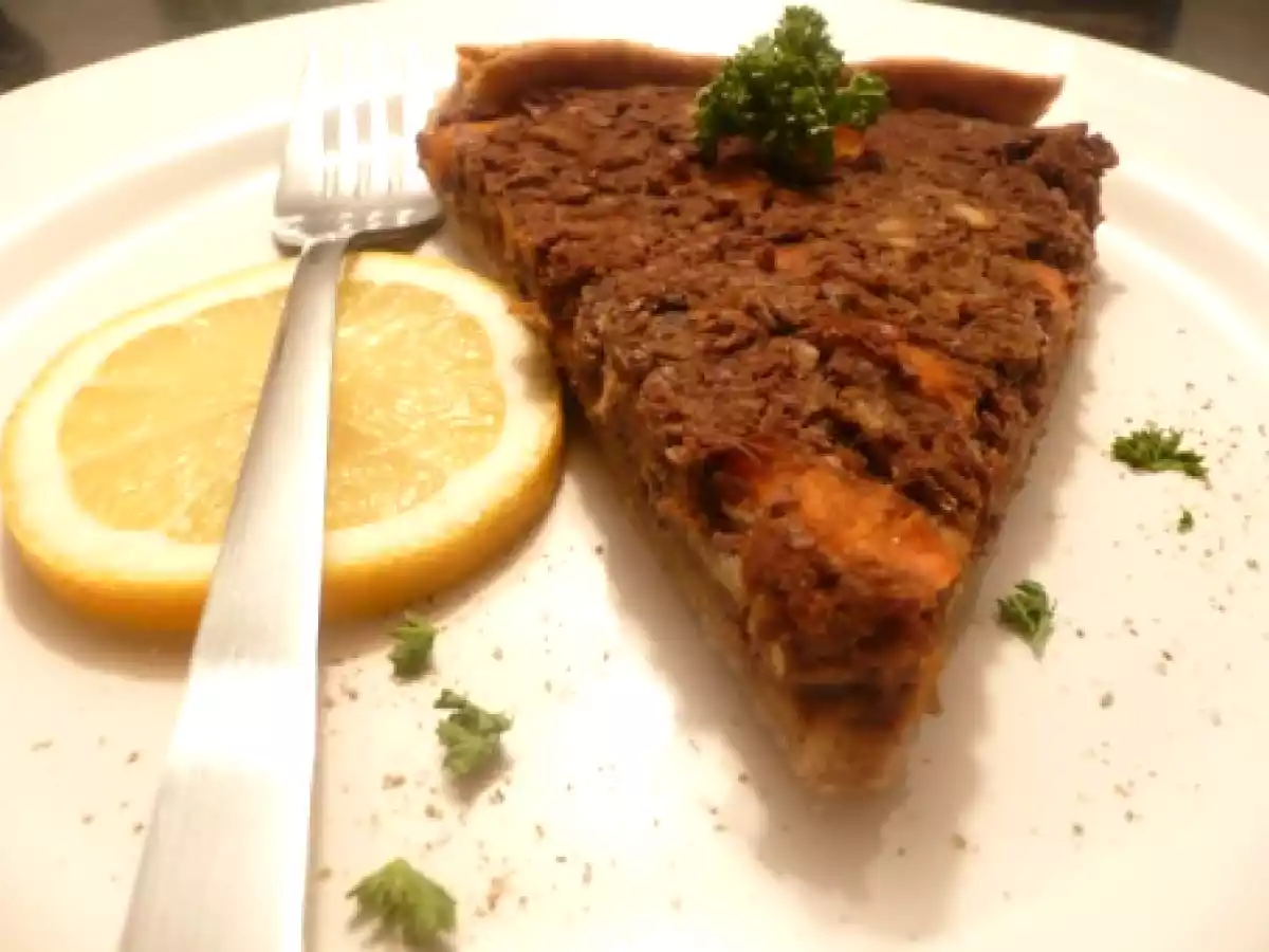 Tarte aux lentilles et carottes
