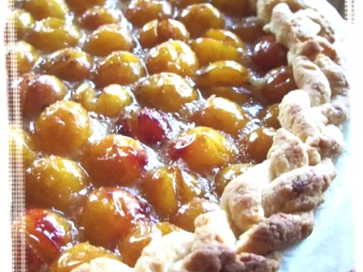 Tarte aux mirabelles et amandes - photo 2