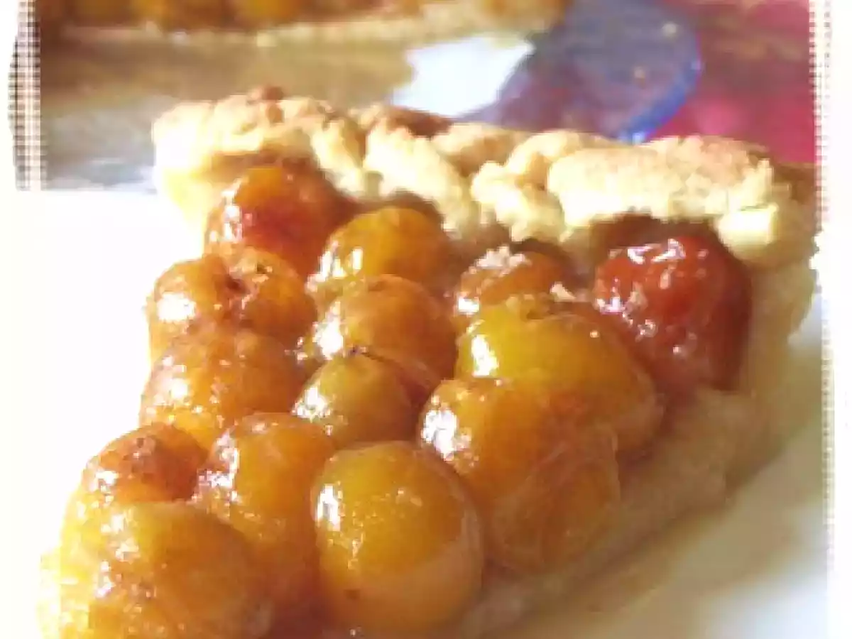 Tarte aux mirabelles et amandes - photo 3