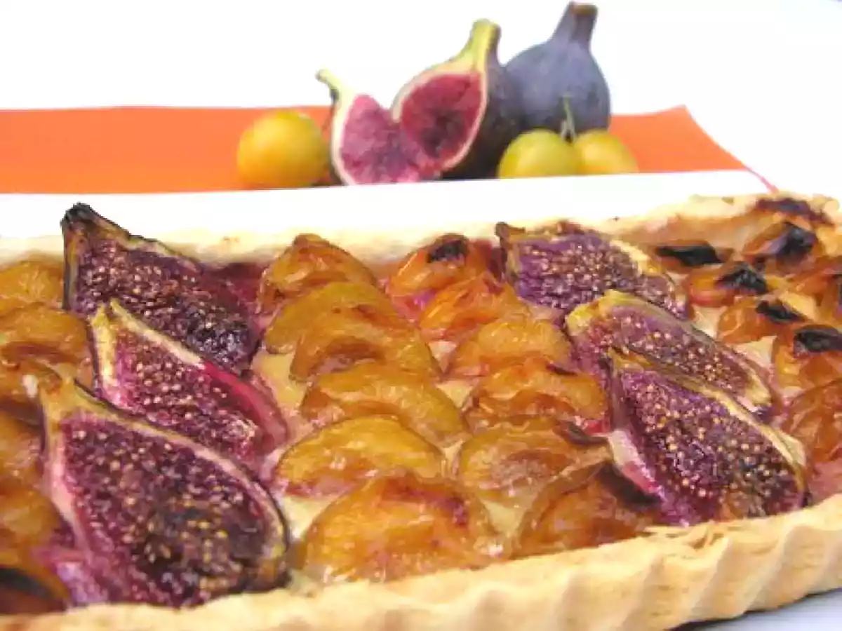 Tarte aux Mirabelles et aux Figues - photo 2
