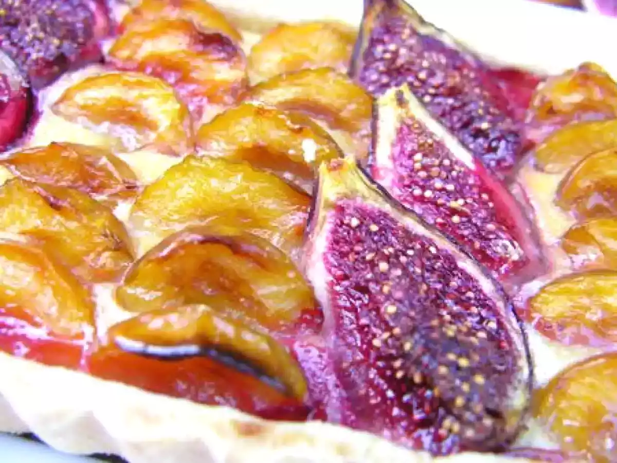 Tarte aux Mirabelles et aux Figues - photo 3