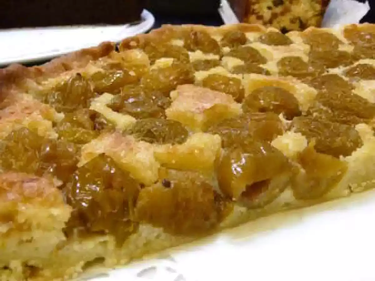 Tarte aux mirabelles et crème d'amande