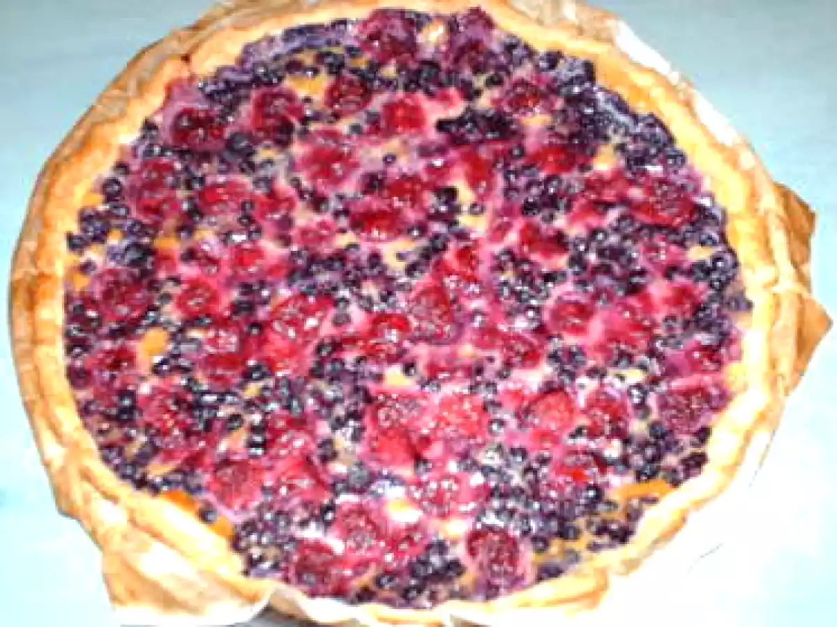 Tarte aux myrtilles