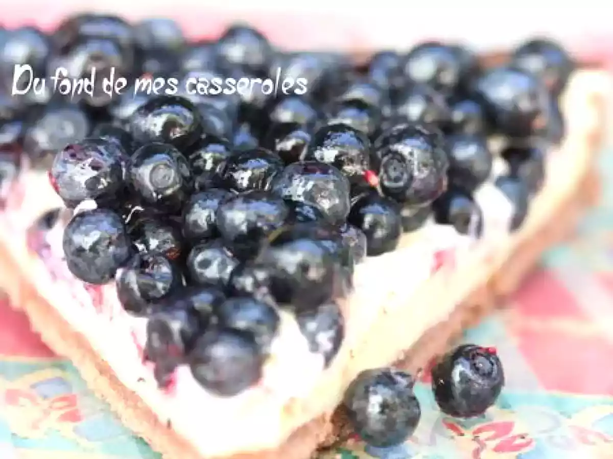 Tarte aux myrtilles
