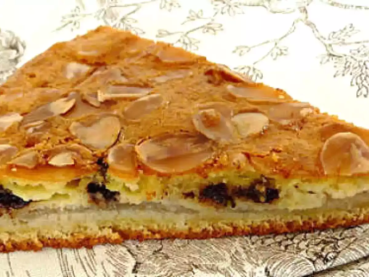 Tarte aux nashis et pépites de chocolat