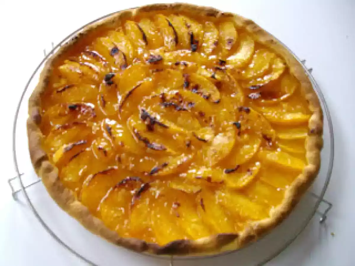 Tarte aux nectarines cassonade et vanille