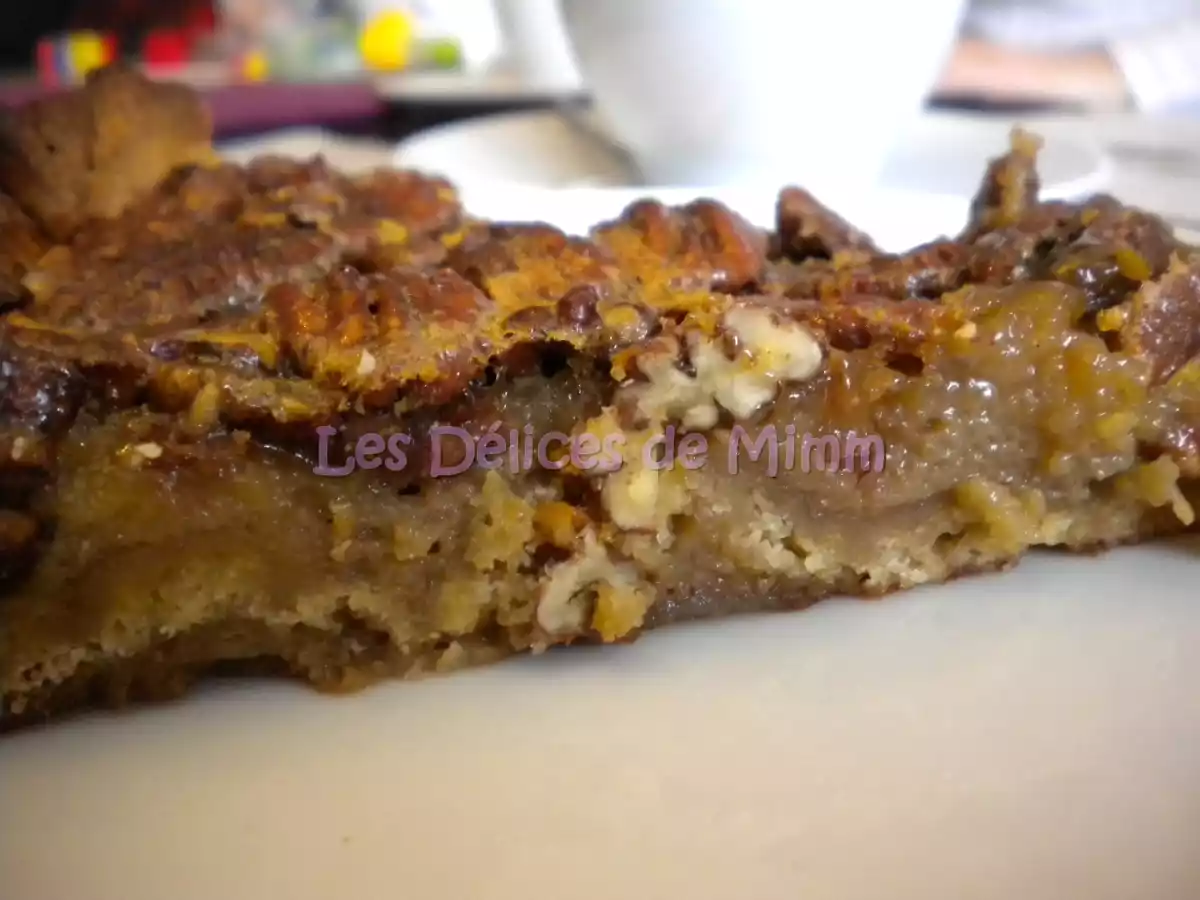 Tarte aux noix de pécan, sirop d'érable et fève tonka - photo 2