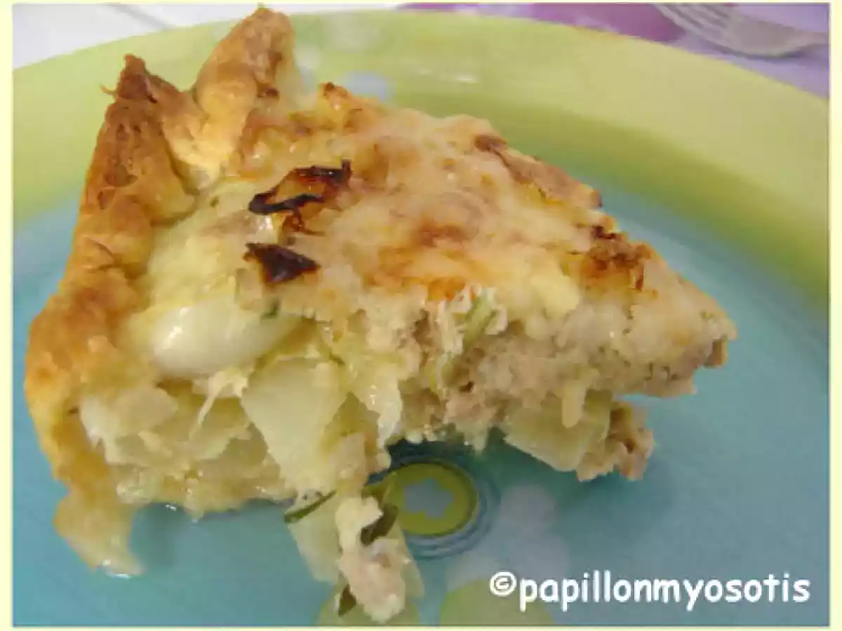 TARTE AUX OIGNONS ET THON
