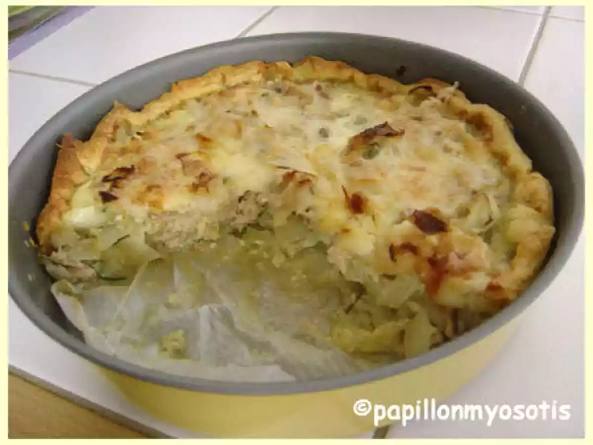 TARTE AUX OIGNONS ET THON - photo 2