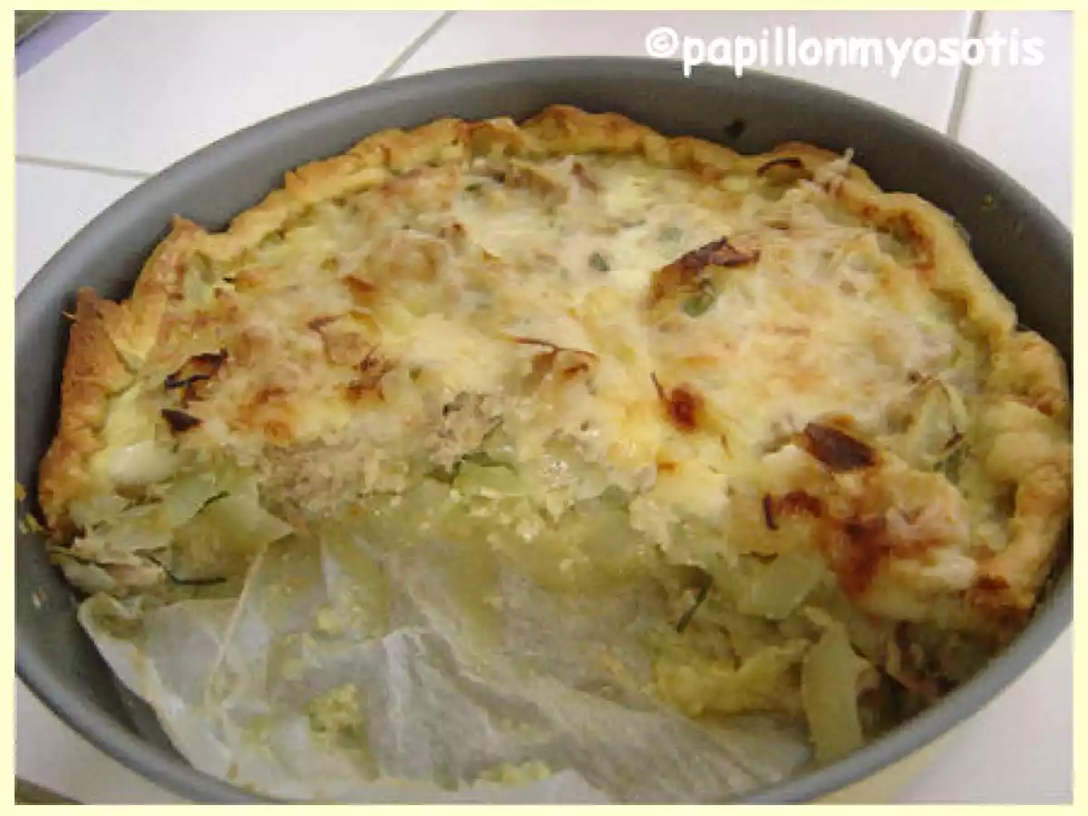 TARTE AUX OIGNONS ET THON - photo 3
