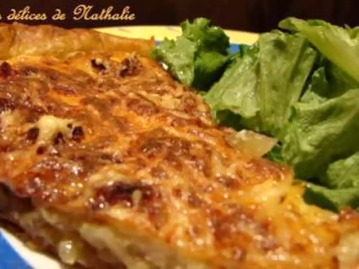 Tarte aux oignons sucrée salée