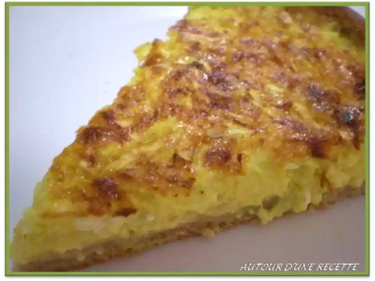 Tarte aux Pâtissons - rapide et légère