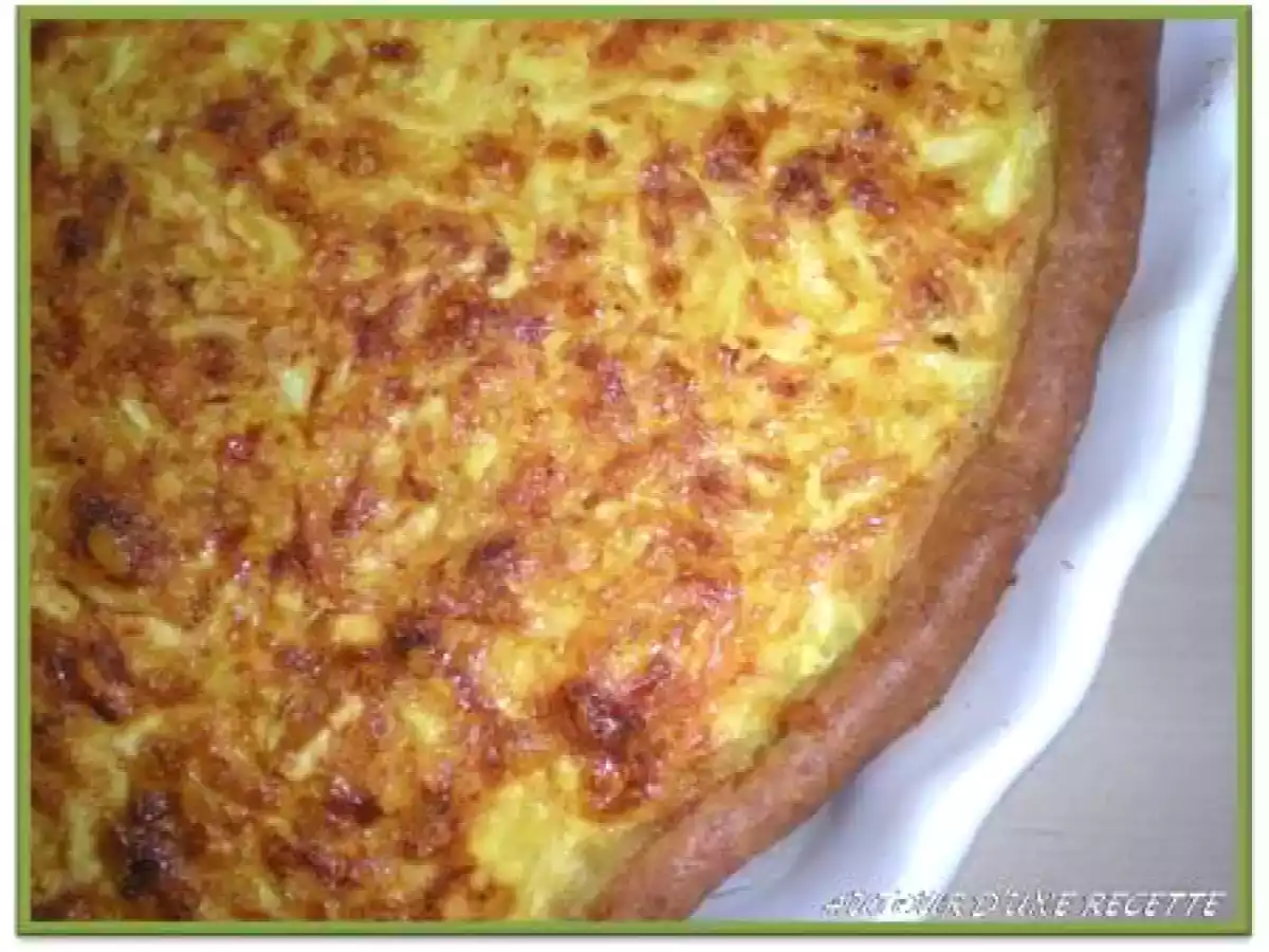 Tarte aux Pâtissons - rapide et légère - photo 2